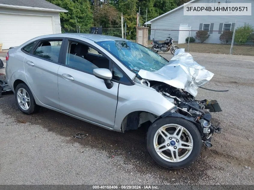 2017 Ford Fiesta Se VIN: 3FADP4BJ4HM109571 Lot: 40158406