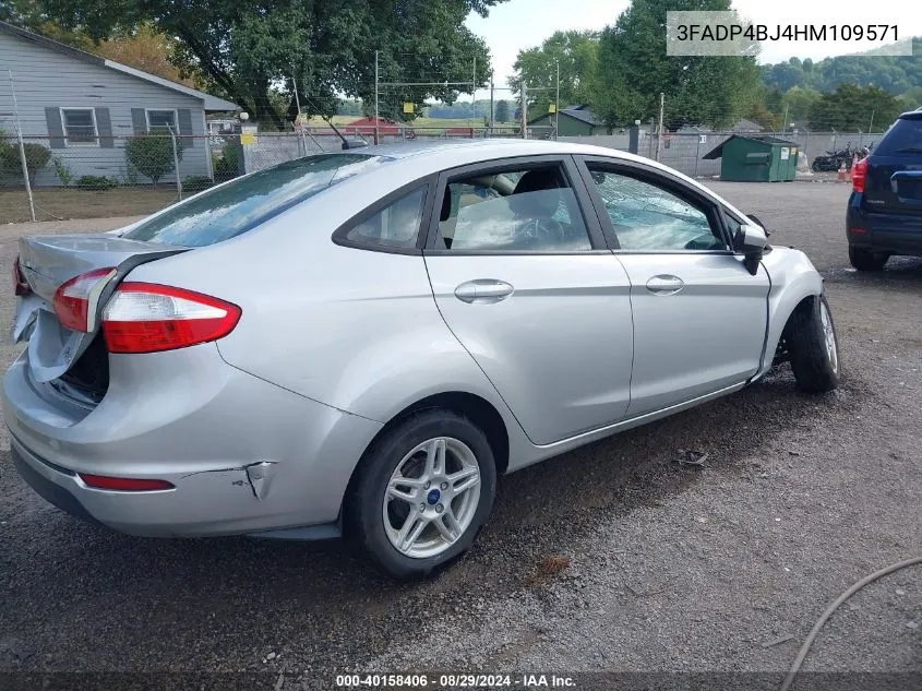 2017 Ford Fiesta Se VIN: 3FADP4BJ4HM109571 Lot: 40158406