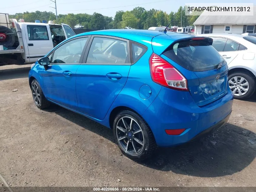 3FADP4EJXHM112812 2017 Ford Fiesta Se