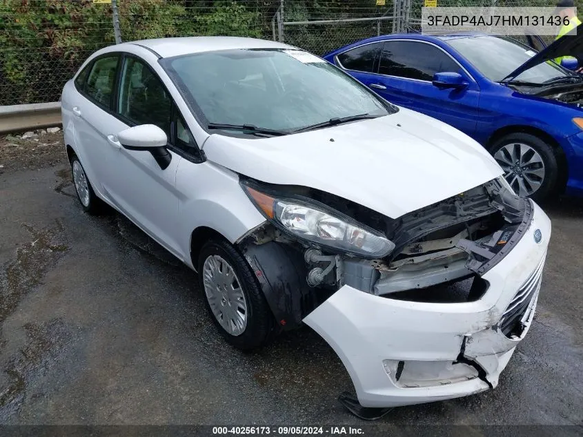 2017 Ford Fiesta S VIN: 3FADP4AJ7HM131436 Lot: 40256173