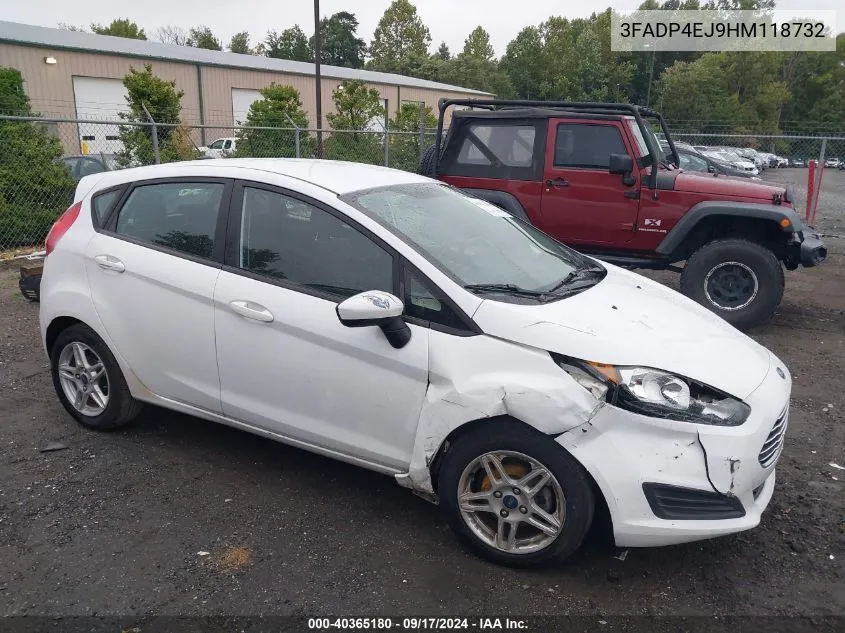 2017 Ford Fiesta Se VIN: 3FADP4EJ9HM118732 Lot: 40365180