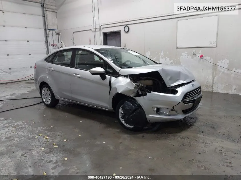 2017 Ford Fiesta S VIN: 3FADP4AJXHM156377 Lot: 40427190