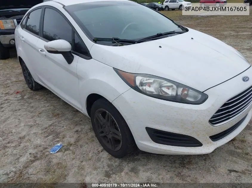 2017 Ford Fiesta Se VIN: 3FADP4BJXHM167605 Lot: 40510179