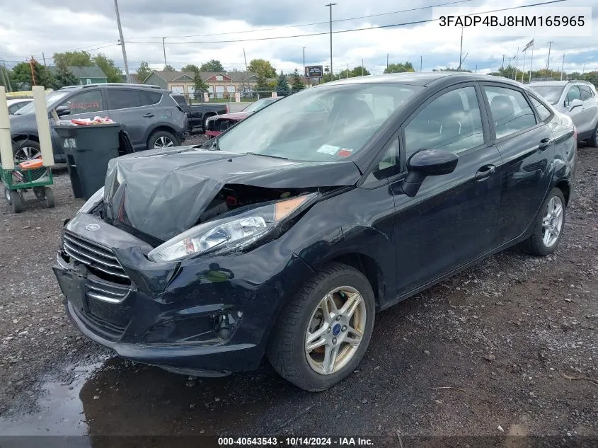 2017 Ford Fiesta Se VIN: 3FADP4BJ8HM165965 Lot: 40543543