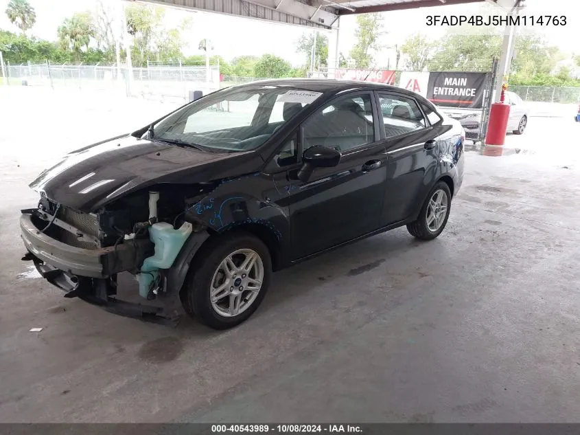 3FADP4BJ5HM114763 2017 Ford Fiesta Se