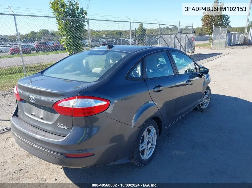 3FADP4BJ6HM102153 2017 Ford Fiesta Se