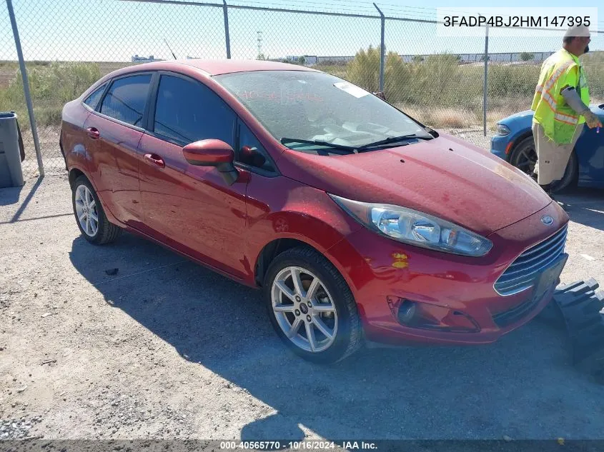 2017 Ford Fiesta Se VIN: 3FADP4BJ2HM147395 Lot: 40565770