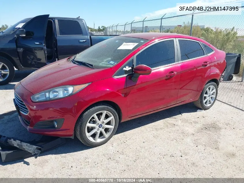 2017 Ford Fiesta Se VIN: 3FADP4BJ2HM147395 Lot: 40565770