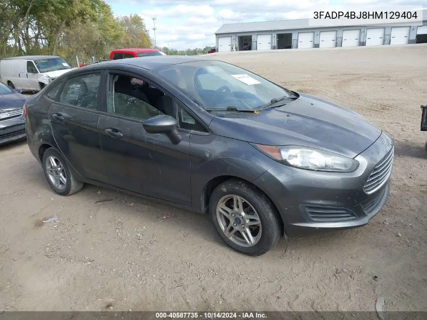 2017 Ford Fiesta Se VIN: 3FADP4BJ8HM129404 Lot: 40587735