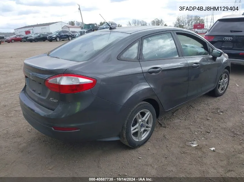 2017 Ford Fiesta Se VIN: 3FADP4BJ8HM129404 Lot: 40587735