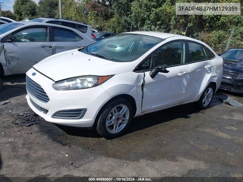 2017 Ford Fiesta Se VIN: 3FADP4BJ7HM129359 Lot: 40590007