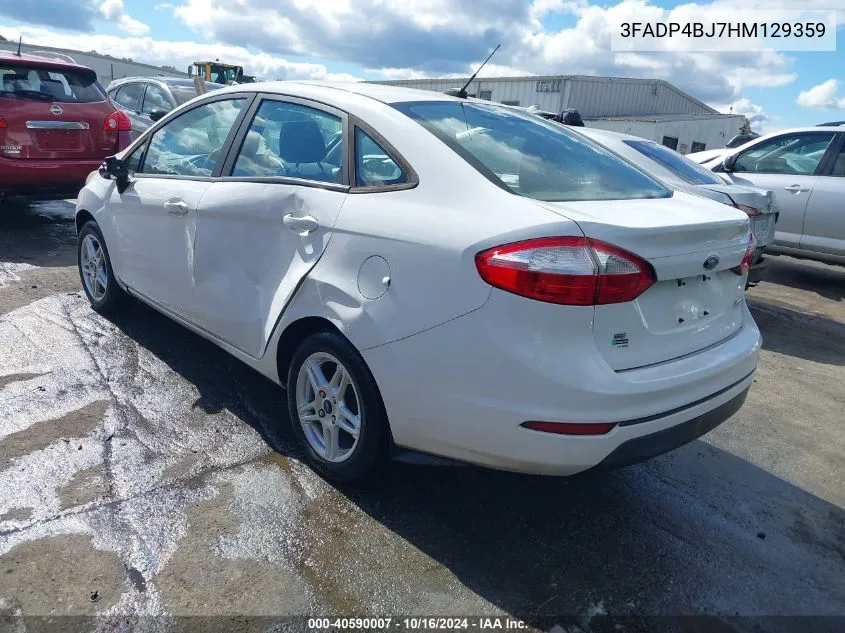 2017 Ford Fiesta Se VIN: 3FADP4BJ7HM129359 Lot: 40590007