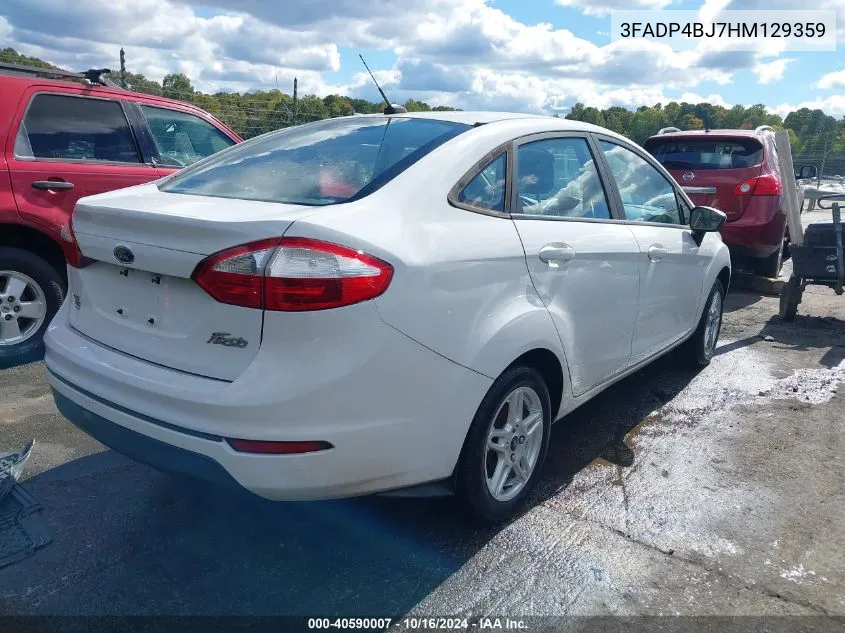 2017 Ford Fiesta Se VIN: 3FADP4BJ7HM129359 Lot: 40590007