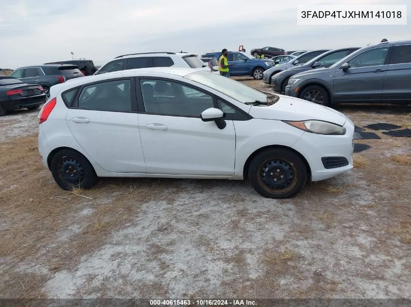 2017 Ford Fiesta S VIN: 3FADP4TJXHM141018 Lot: 40615463