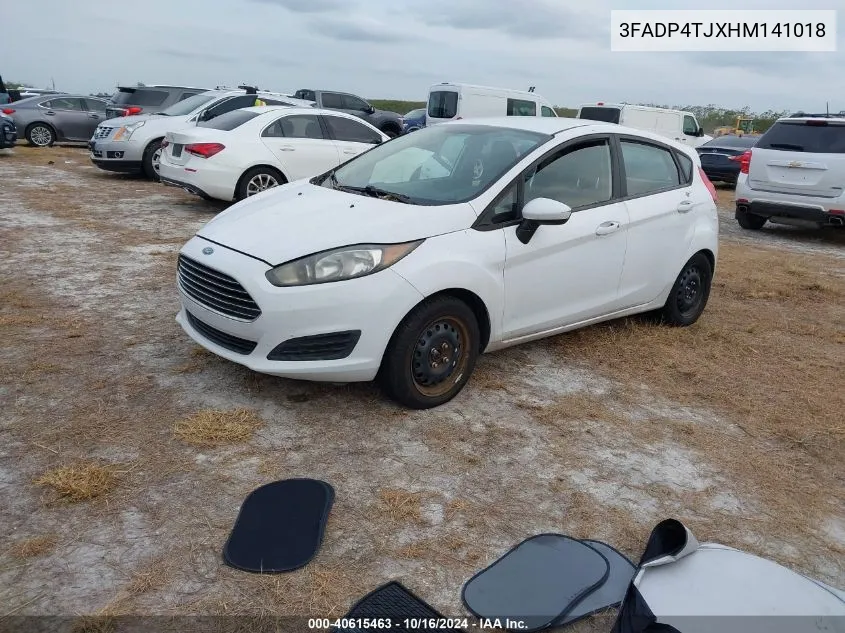 2017 Ford Fiesta S VIN: 3FADP4TJXHM141018 Lot: 40615463