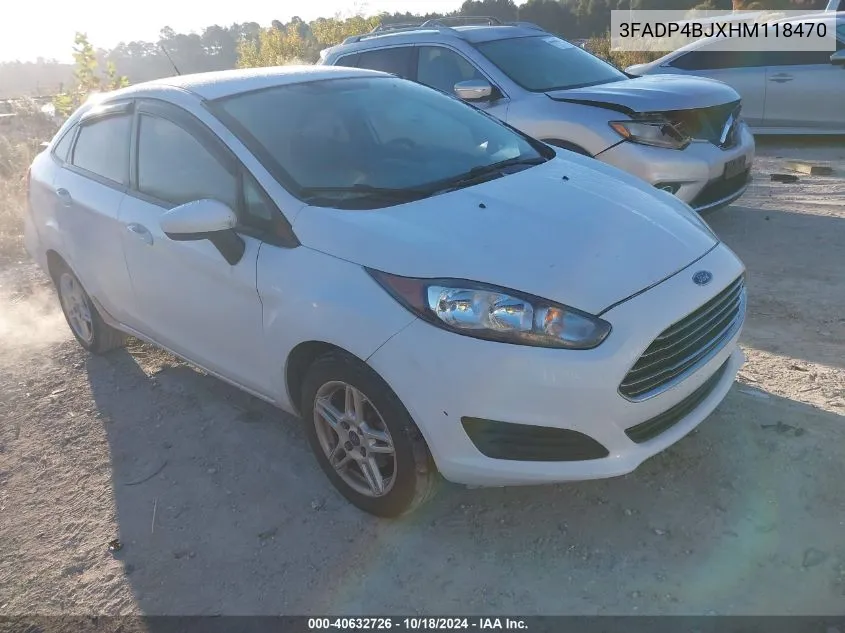 2017 Ford Fiesta Se VIN: 3FADP4BJXHM118470 Lot: 40632726