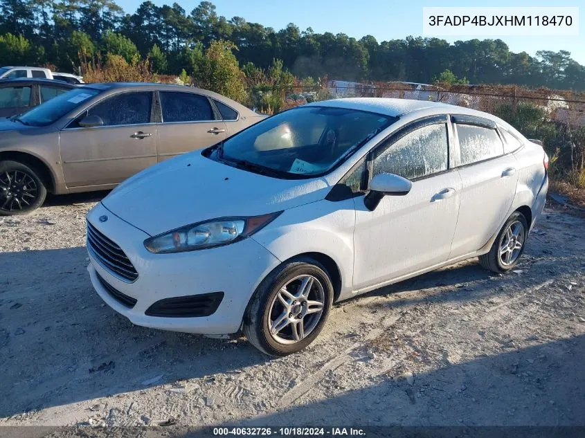 2017 Ford Fiesta Se VIN: 3FADP4BJXHM118470 Lot: 40632726