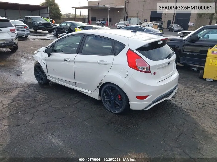 2017 Ford Fiesta St VIN: 3FADP4GX6HM100061 Lot: 40679906