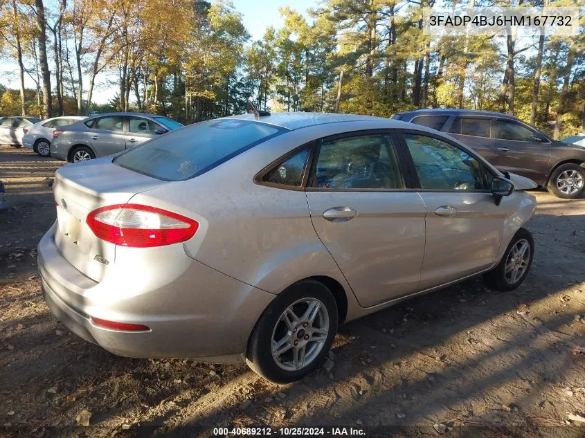 2017 Ford Fiesta Se VIN: 3FADP4BJ6HM167732 Lot: 40689212