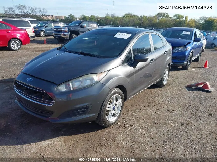 2017 Ford Fiesta Se VIN: 3FADP4BJ5HM144328 Lot: 40715305