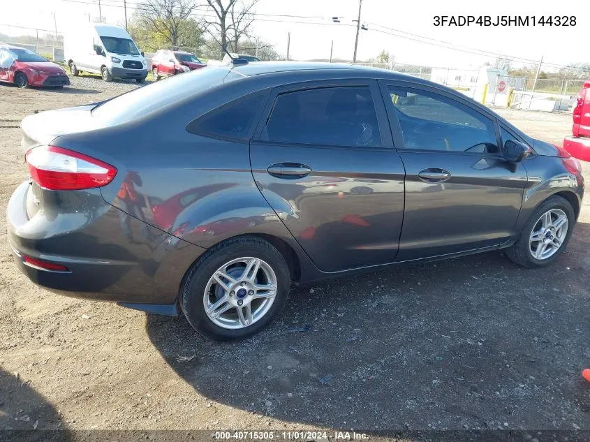 2017 Ford Fiesta Se VIN: 3FADP4BJ5HM144328 Lot: 40715305