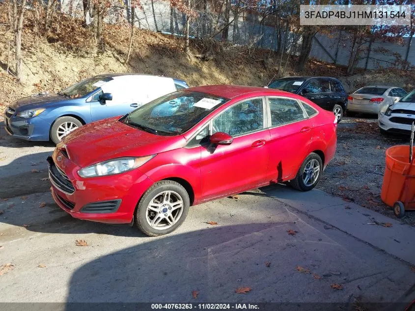 2017 Ford Fiesta Se VIN: 3FADP4BJ1HM131544 Lot: 40763263