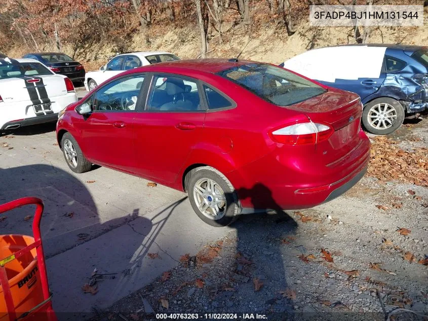 2017 Ford Fiesta Se VIN: 3FADP4BJ1HM131544 Lot: 40763263