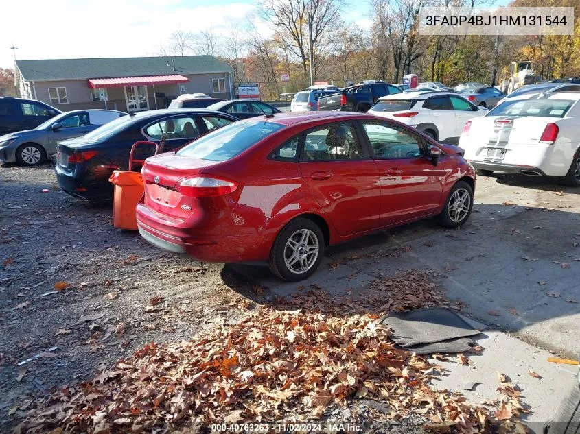 2017 Ford Fiesta Se VIN: 3FADP4BJ1HM131544 Lot: 40763263