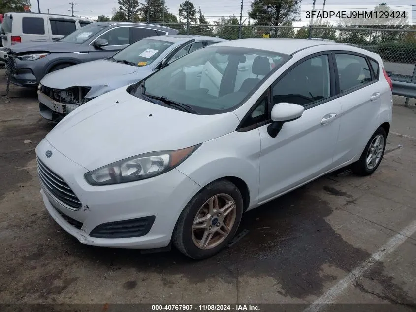 2017 Ford Fiesta Se VIN: 3FADP4EJ9HM129424 Lot: 40767907