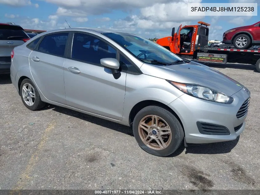 2017 Ford Fiesta Se VIN: 3FADP4BJ8HM125238 Lot: 40771977