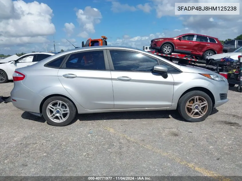 2017 Ford Fiesta Se VIN: 3FADP4BJ8HM125238 Lot: 40771977