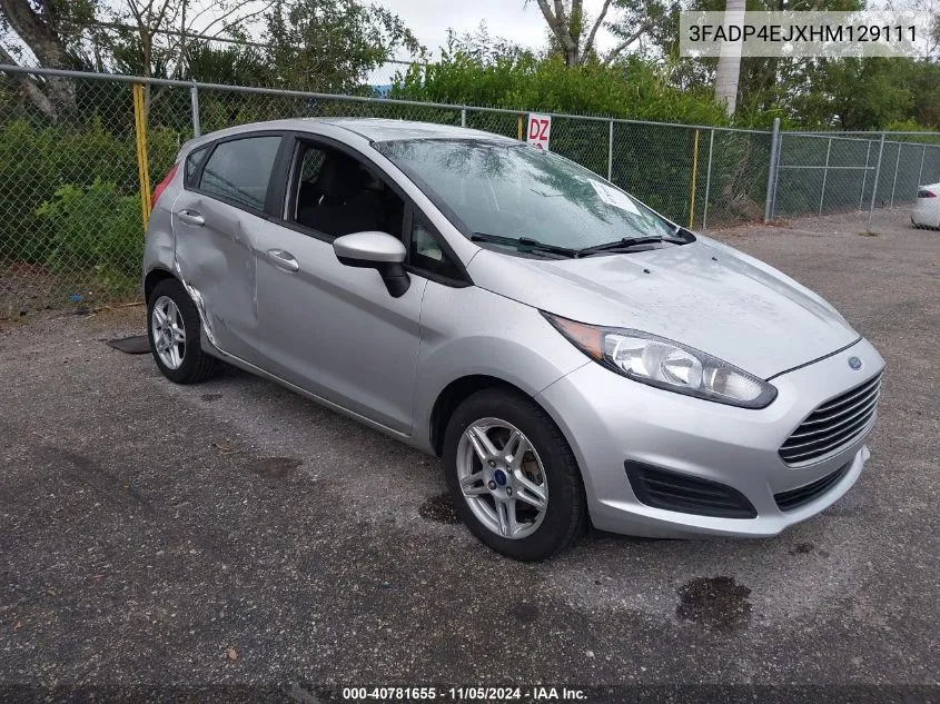 3FADP4EJXHM129111 2017 Ford Fiesta Se