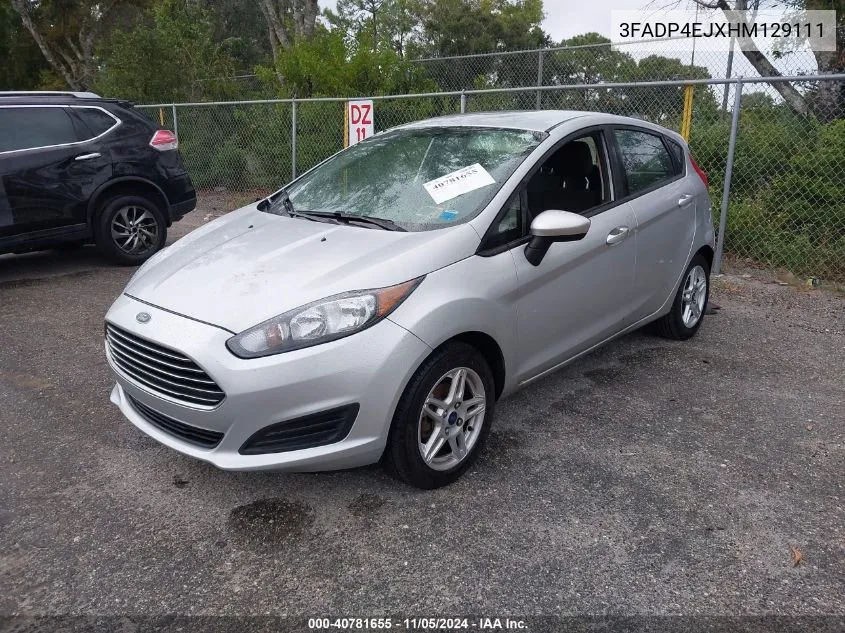 2017 Ford Fiesta Se VIN: 3FADP4EJXHM129111 Lot: 40781655