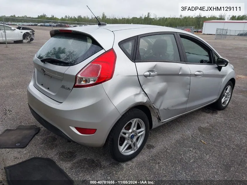 3FADP4EJXHM129111 2017 Ford Fiesta Se