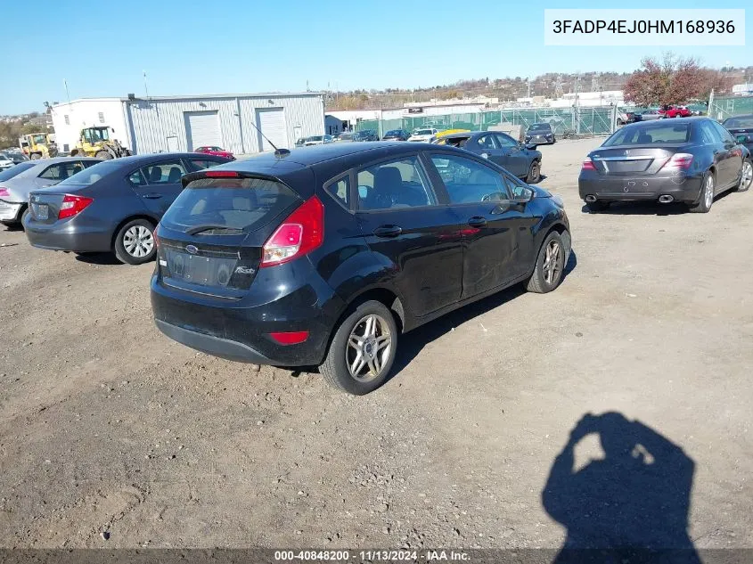 3FADP4EJ0HM168936 2017 Ford Fiesta Se