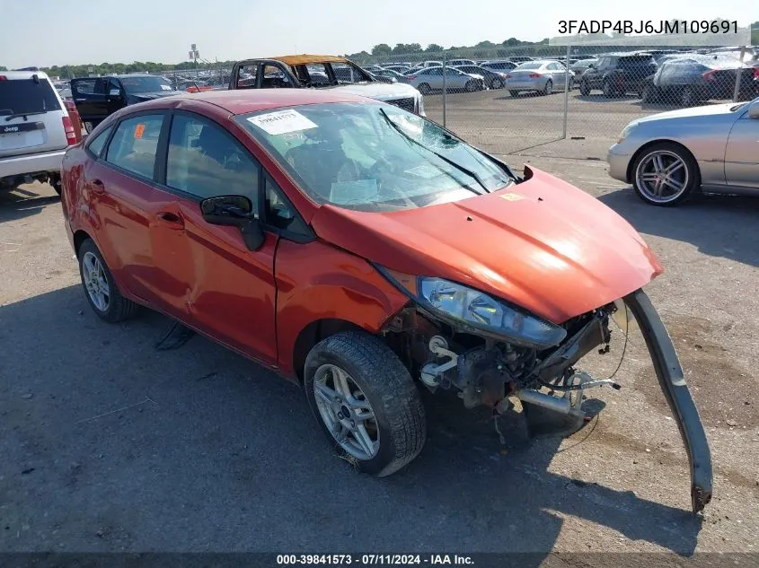 3FADP4BJ6JM109691 2018 Ford Fiesta Se