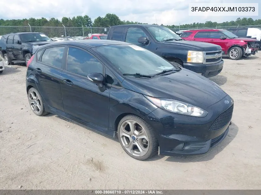 2018 Ford Fiesta St VIN: 3FADP4GXXJM103373 Lot: 39860710