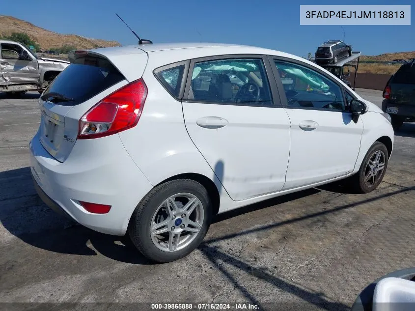 3FADP4EJ1JM118813 2018 Ford Fiesta Se