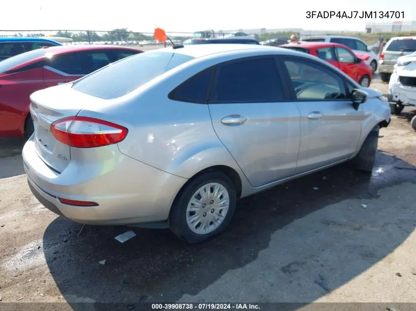 2018 Ford Fiesta S VIN: 3FADP4AJ7JM134701 Lot: 39908738