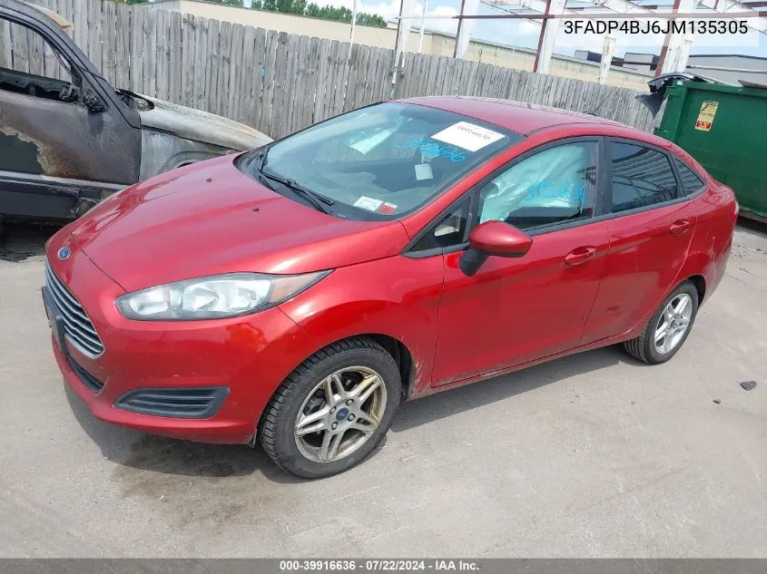 3FADP4BJ6JM135305 2018 Ford Fiesta Se