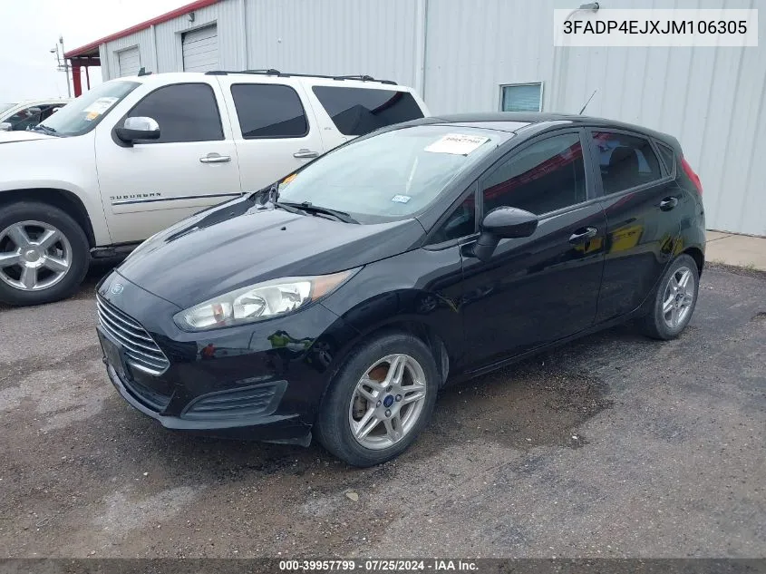 2018 Ford Fiesta Se VIN: 3FADP4EJXJM106305 Lot: 39957799