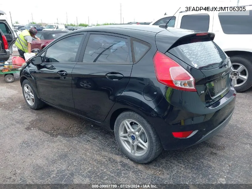 3FADP4EJXJM106305 2018 Ford Fiesta Se