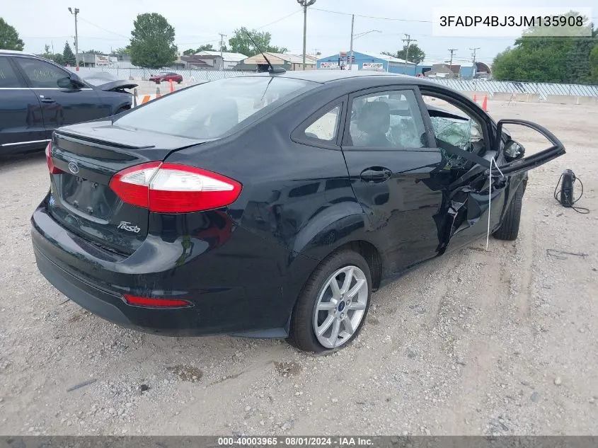 3FADP4BJ3JM135908 2018 Ford Fiesta Se