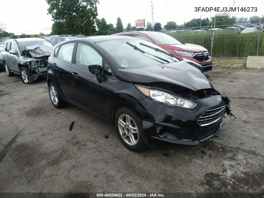 2018 Ford Fiesta Se VIN: 3FADP4EJ3JM146273 Lot: 40009622