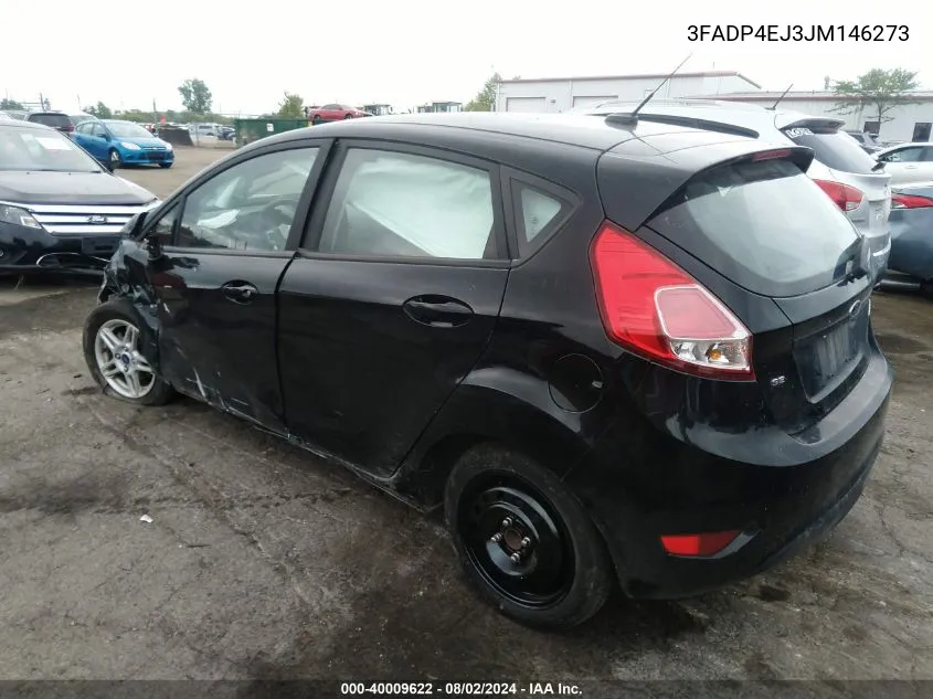 2018 Ford Fiesta Se VIN: 3FADP4EJ3JM146273 Lot: 40009622