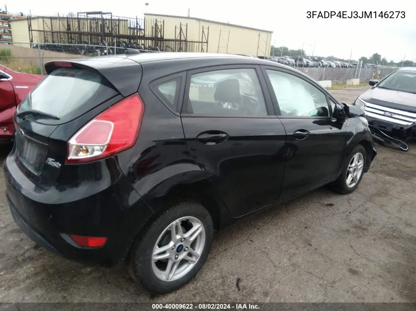 2018 Ford Fiesta Se VIN: 3FADP4EJ3JM146273 Lot: 40009622