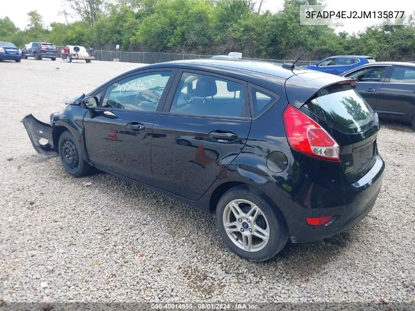 3FADP4EJ2JM135877 2018 Ford Fiesta Se