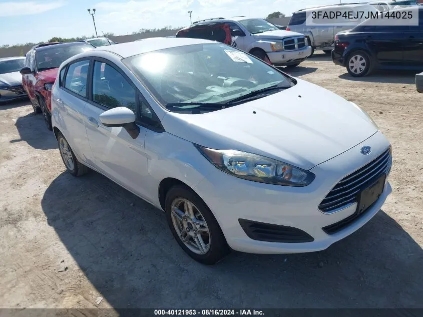 3FADP4EJ7JM144025 2018 Ford Fiesta Se