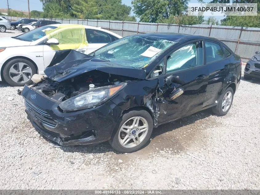 3FADP4BJ1JM140637 2018 Ford Fiesta Se