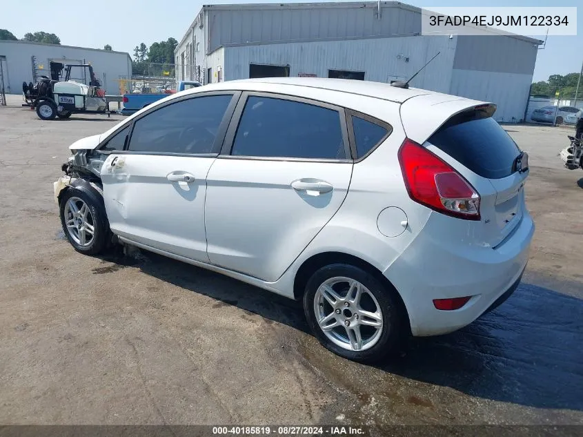 2018 Ford Fiesta Se VIN: 3FADP4EJ9JM122334 Lot: 40185819